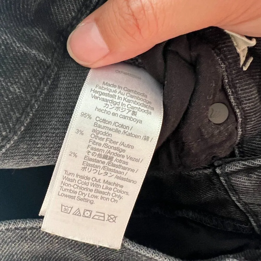 Madewell black jeans cali demi boot size 27 - Image 8