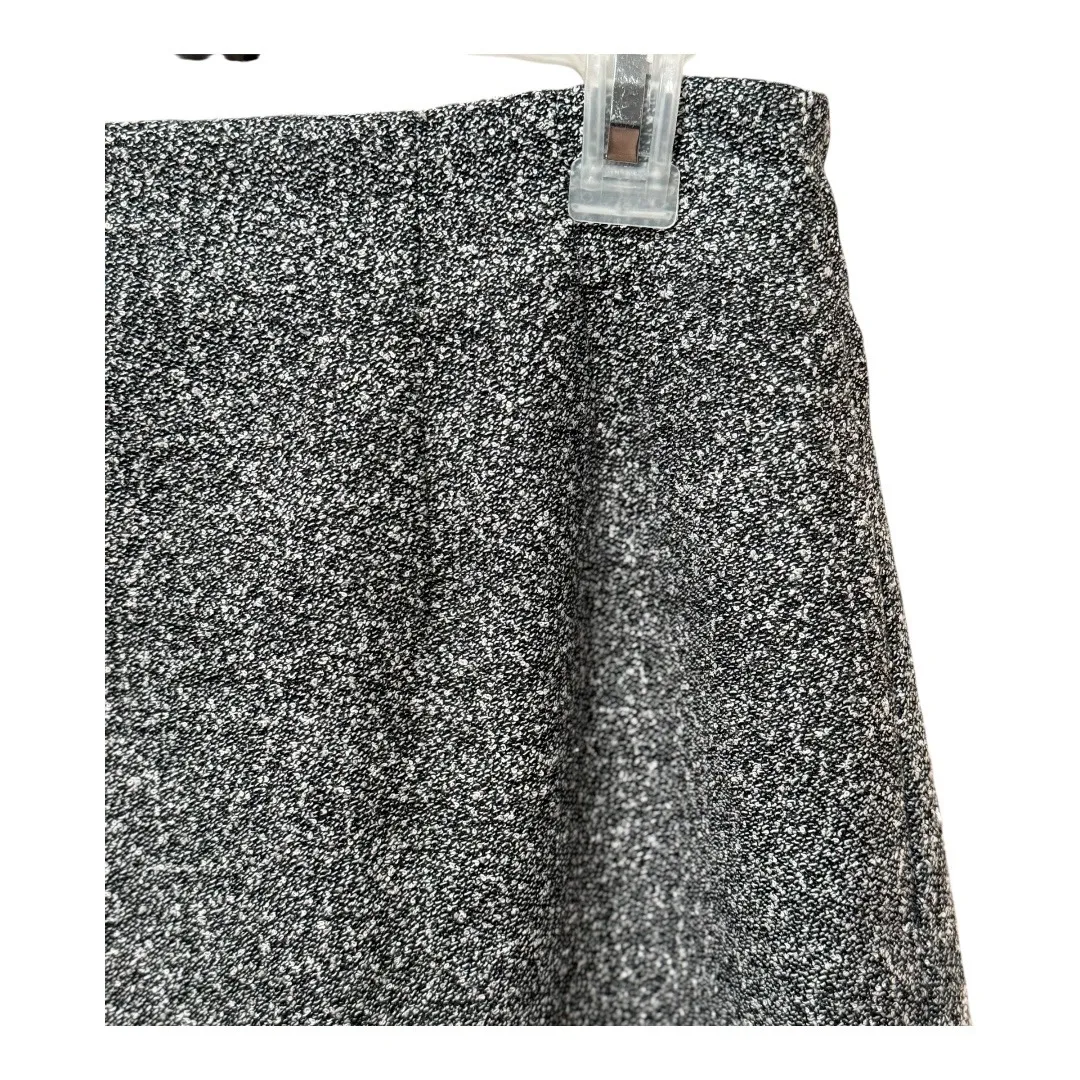 Vintage Women's Pencil Skirt Textured Sparkle Black White Knee Length Size 8 - Image 3