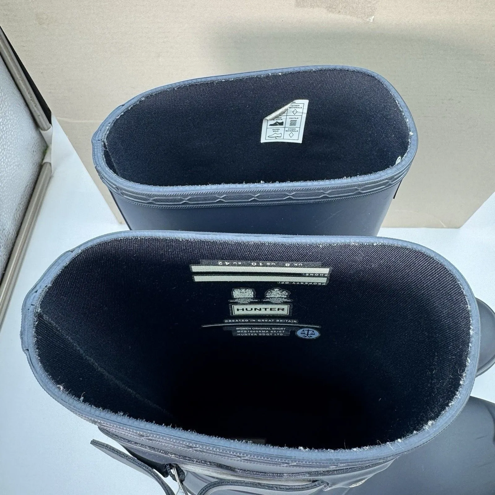 Hunter Women's Original Short Boot Navy Blue US 10 Waterproof, Rain Boot - Image 13