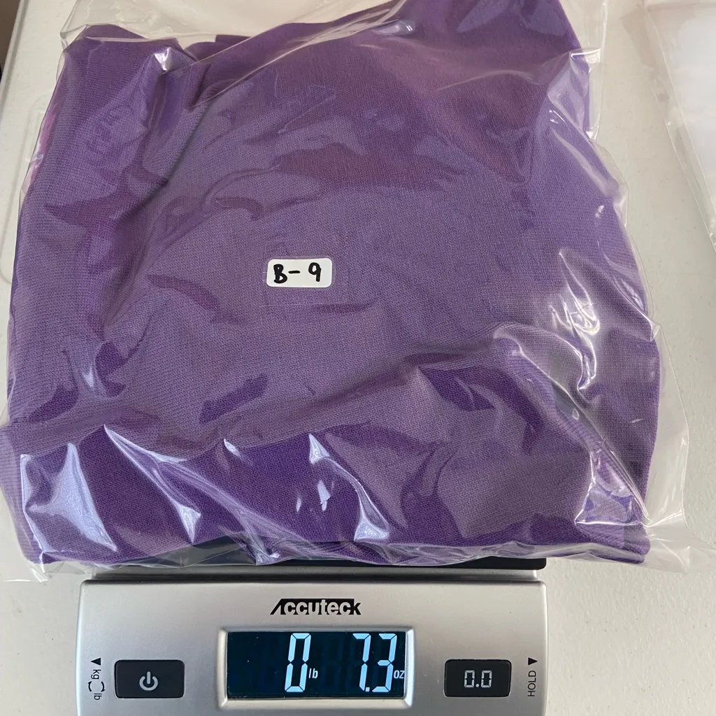 EUC Cable & Gauge women’s purple knit cowl sleeveless sweater‎ silk blend top L - Image 5