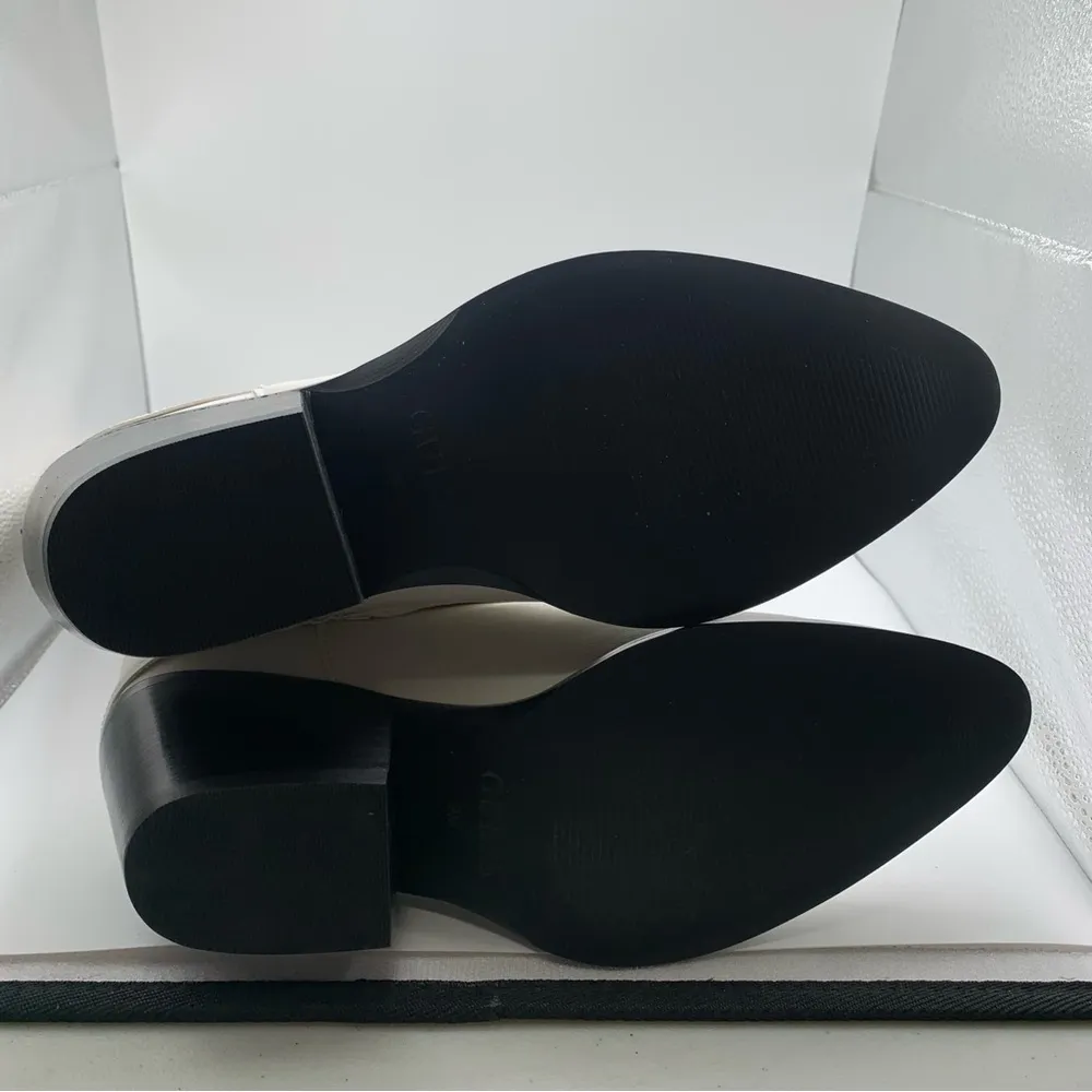 NWB Guess Raegan Fold-Over Cowboy Boots western white size 9 M cowgirl - Image 9