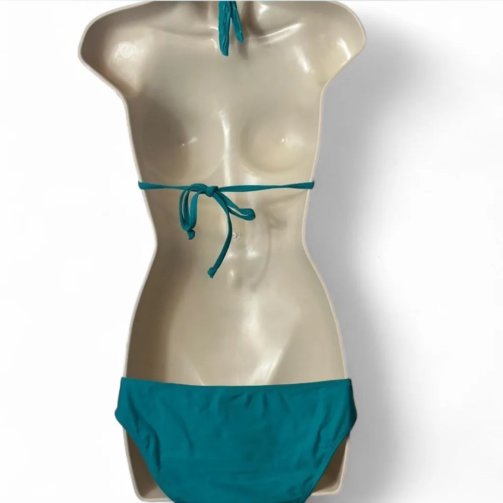 Rhinestone Bikini‎ Blue Size L - Image 5