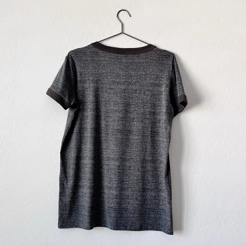 Dog Mom Ringer Tee Medium - Image 4