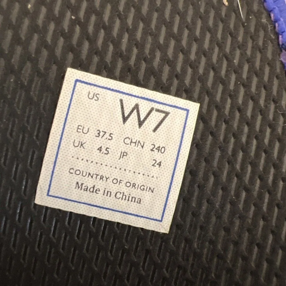 Rothys The Sneaker Slip on Shoes in Sand With Blue Trim Women’s Size 7 - Image 9