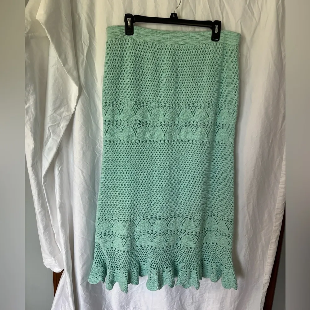 Ashro Light Green Crochet Set Size Large - Image 6