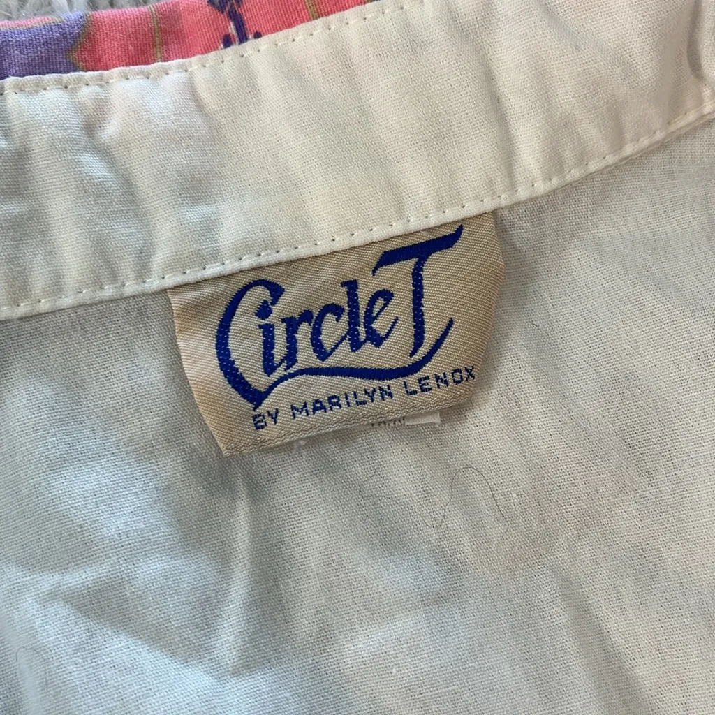 Vintage Circle T By Marilyn Lenox Size Medium Purple - Image 3