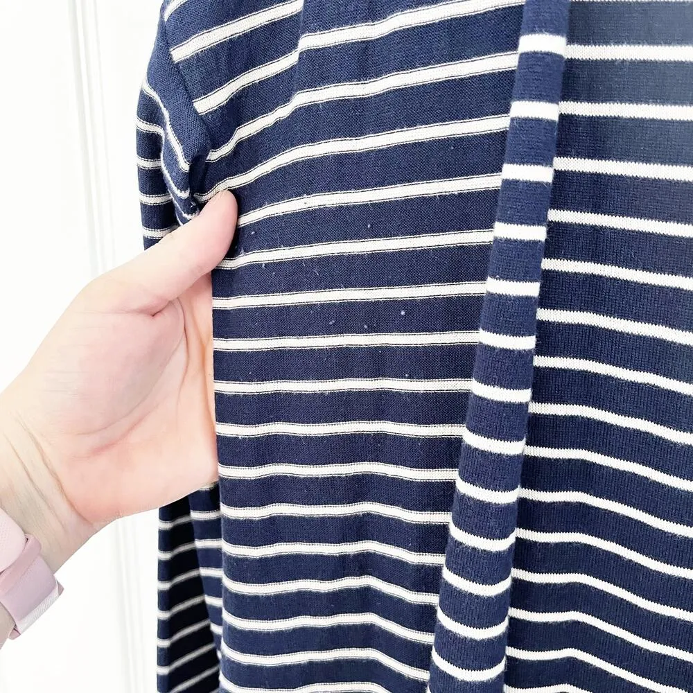 Athleta Striped Open Front Cardigan Duster - Image 4