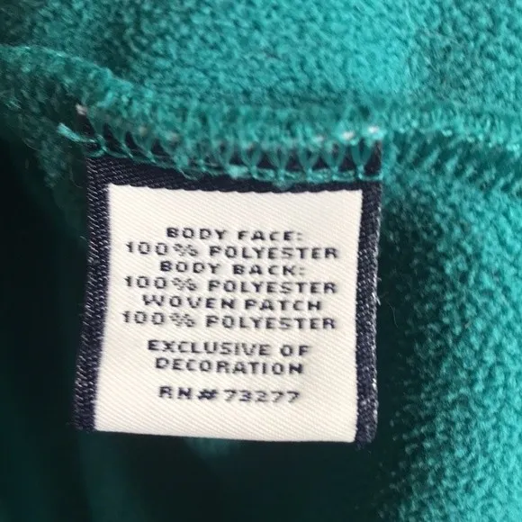 Fila sport y2k  teal fleece with neon shoulder design size large retro - Image 9