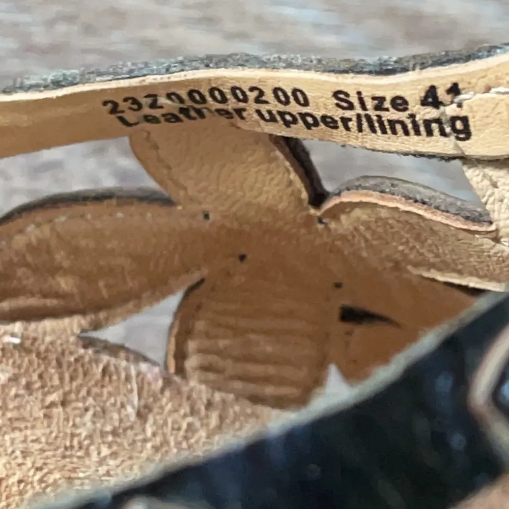 Dansko Leather Heeled Sandals Size 41 (US 10.5-11) - Image 11