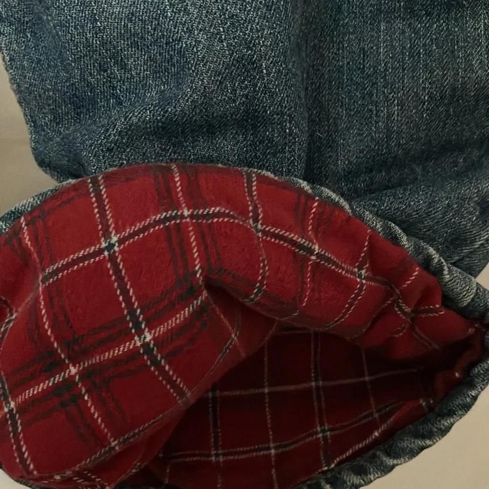 Eddie Bauer : Red Flannel Lined- 100% cotton- Relaxed Jeans- 10 - Image 7