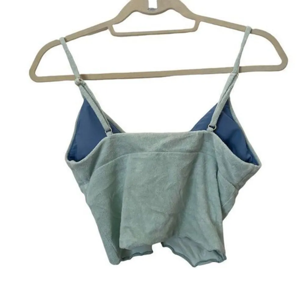 SOMETHING NAVY Hydrangea Tankini in Seafoam‎ - Image 5