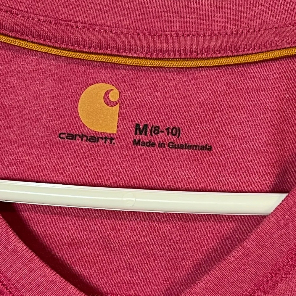 Carhartt Women's Pink Sleeveless Top, sz Med - Image 3