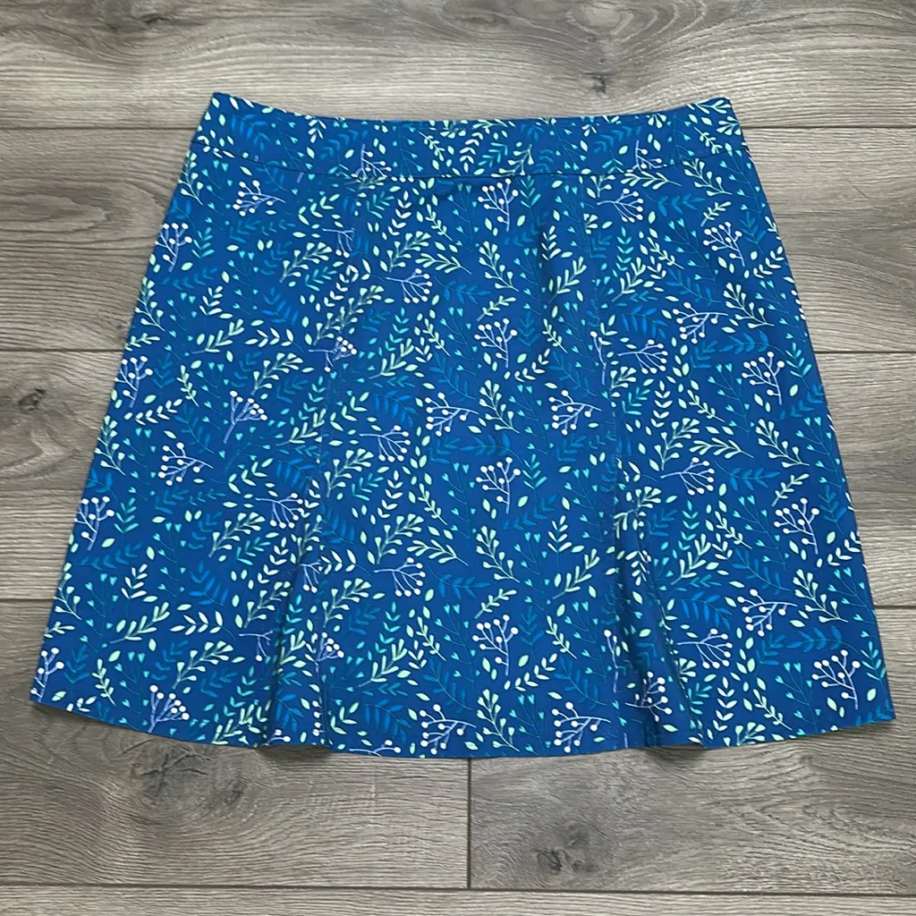 RipSkirt Hawaii‎ 19” Wrap Beach Coverup Skirt Blue Print Size Large - Image 2