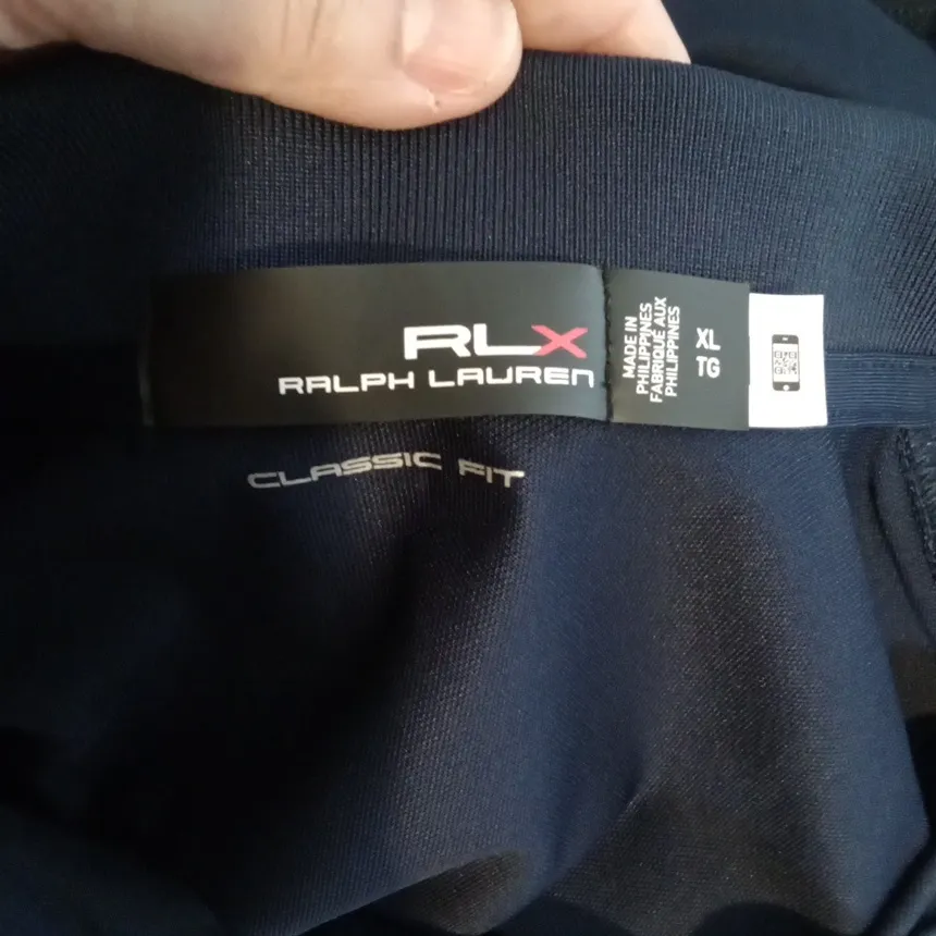Ralph Lauren Classic Fit Tour Polo Shirt Refined Blue Preppy Tennis Womens XL - Image 3