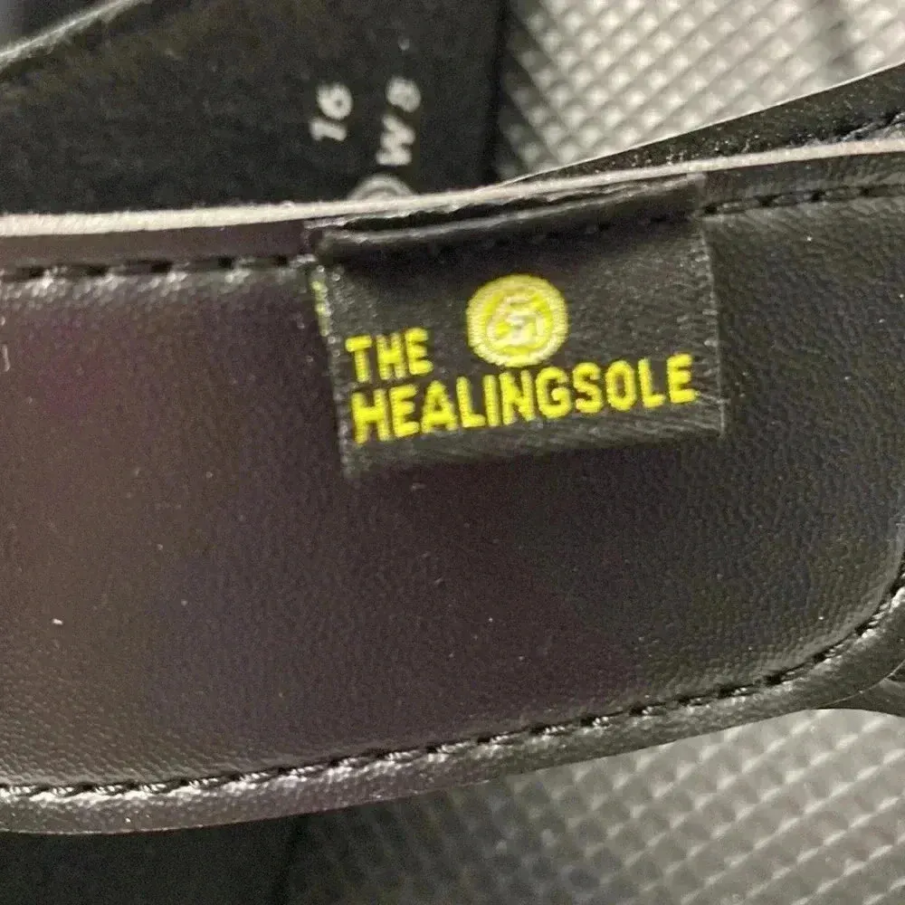 THE HEALINGSOLE WOMENS SIZE 8 BLACK ORTHOPEDIC SANDAL DOUBLE HOOK LOOP STRAPS - Image 6