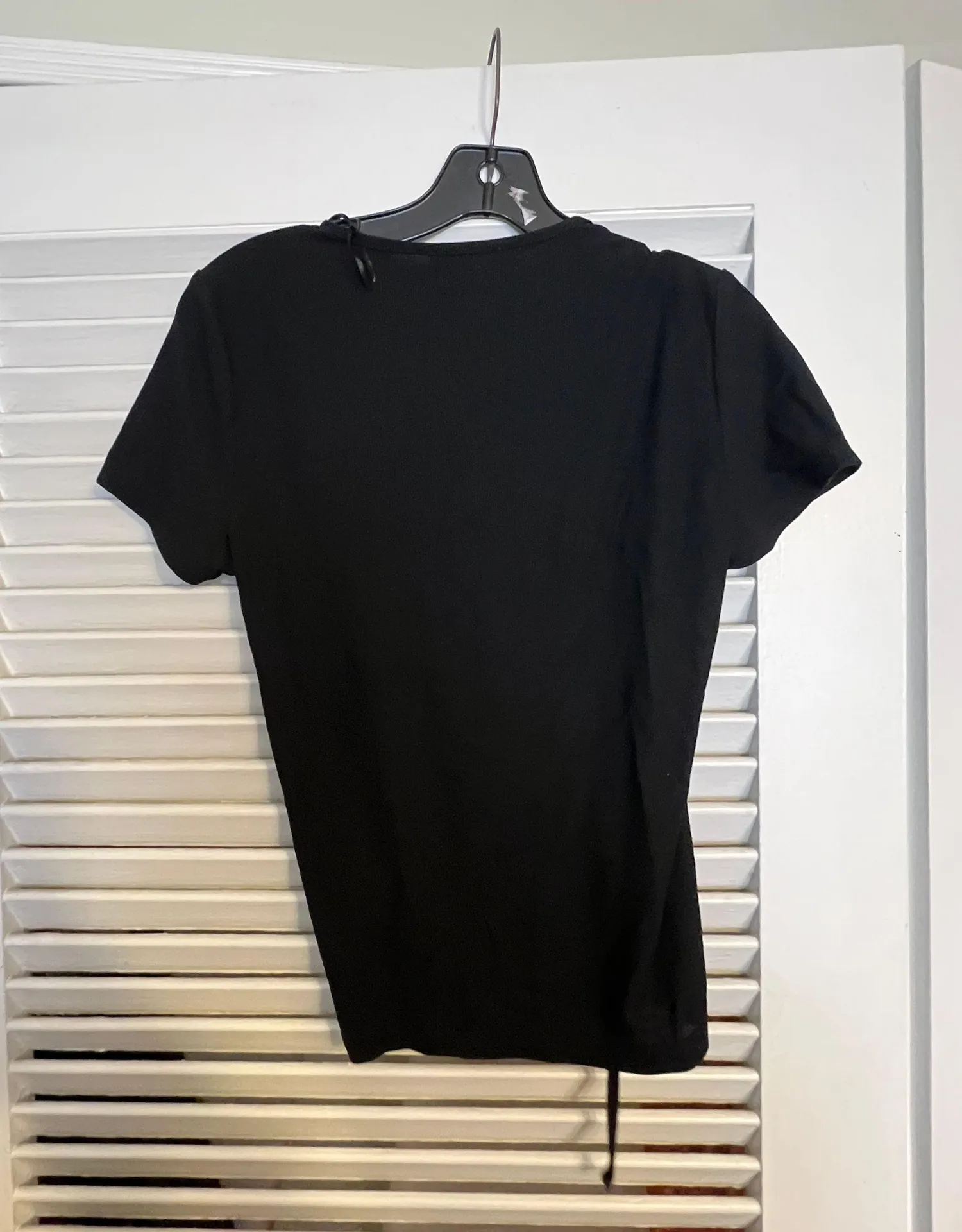 Roommates MD  Black Cinched Tie Up Side Top - Image 3