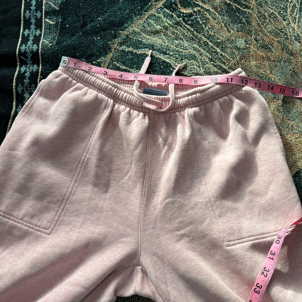 Classic Elements Pink Wide-Leg Fleece Sweatpants Women’s Medium Lounge Pants - Image 14