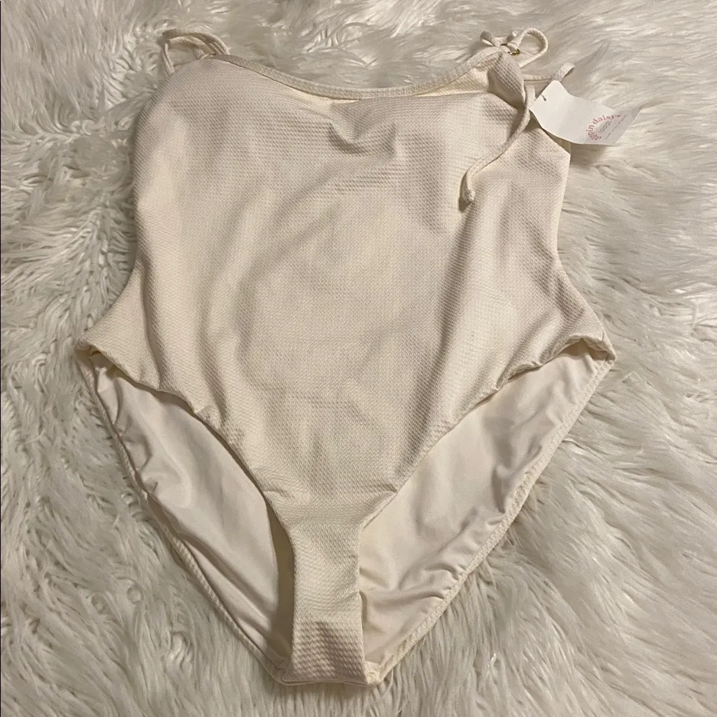 Dippin' Daisy's Cream Textured Swimsuit size XL brand new see all photos - Image 3