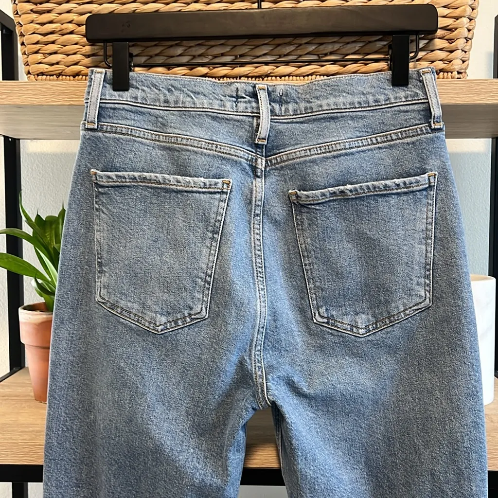 AGOLDE Nico High Rise Slim Raw Hem Jeans style A093D-1255, size 27 - Image 8