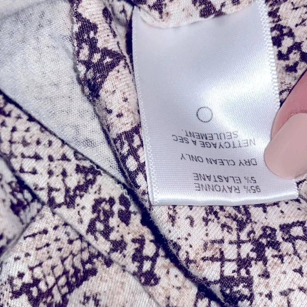 VELVET snake print dress size medium - Image 6