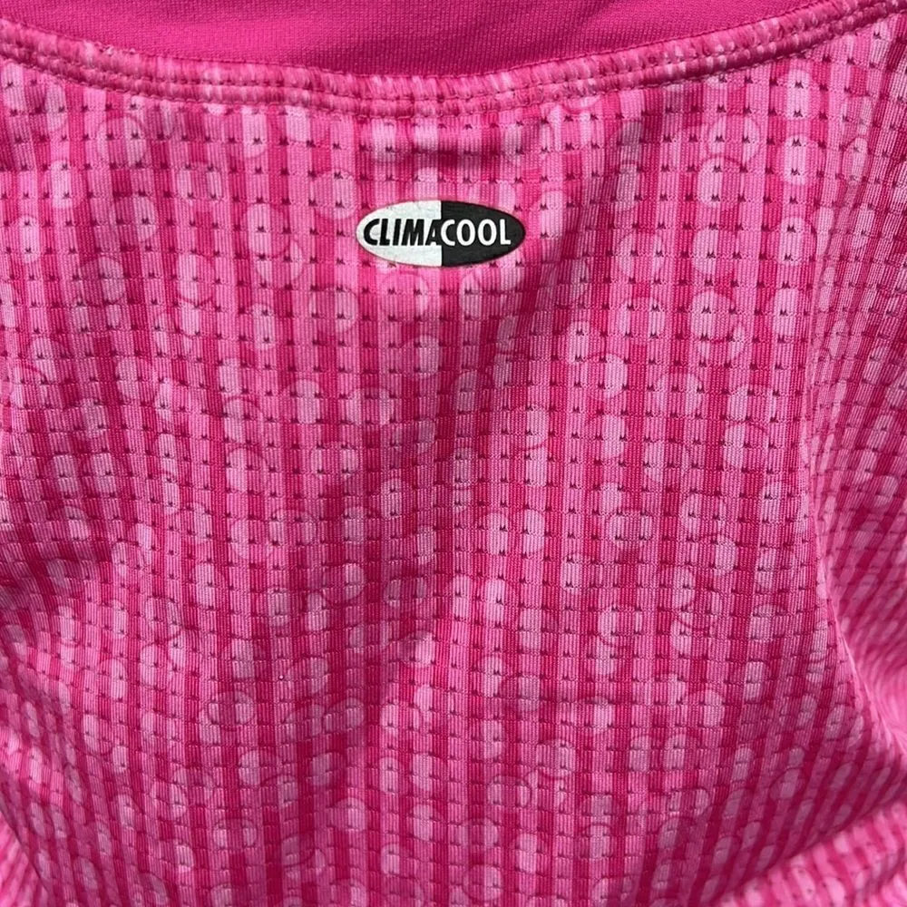 Adidas pink spaghetti strap Climacool athletic tank - Image 5