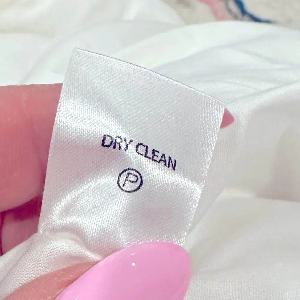 Lilly Pulitzer Amber Organza White Cartwheels Embroidered Sleeveless Dress - Image 8