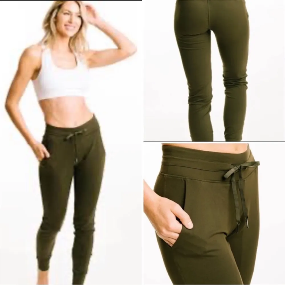 Zyia Active Olive Green Unwind Athleisure  Joggers, EUC, Size Medium, MSRP $89 - Image 2