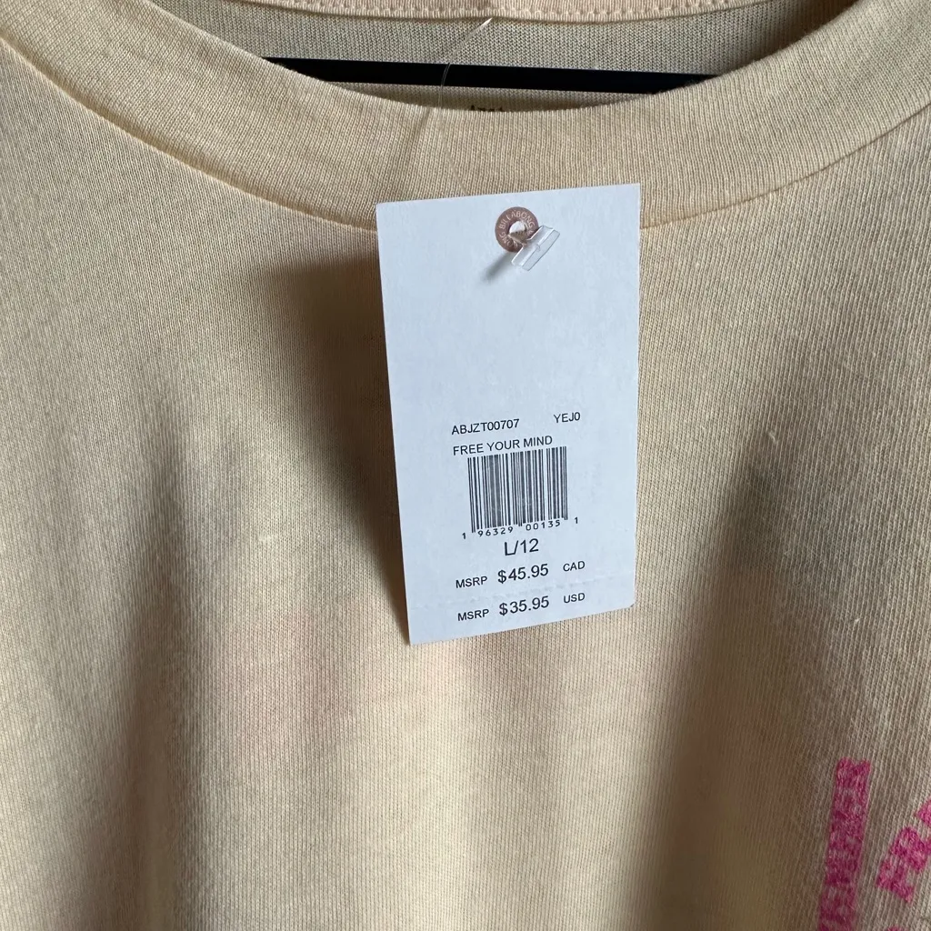 💛🆕Billabong Free Your Mind Yellow Long Sleeve Tee ✨NWT✨ - Image 5