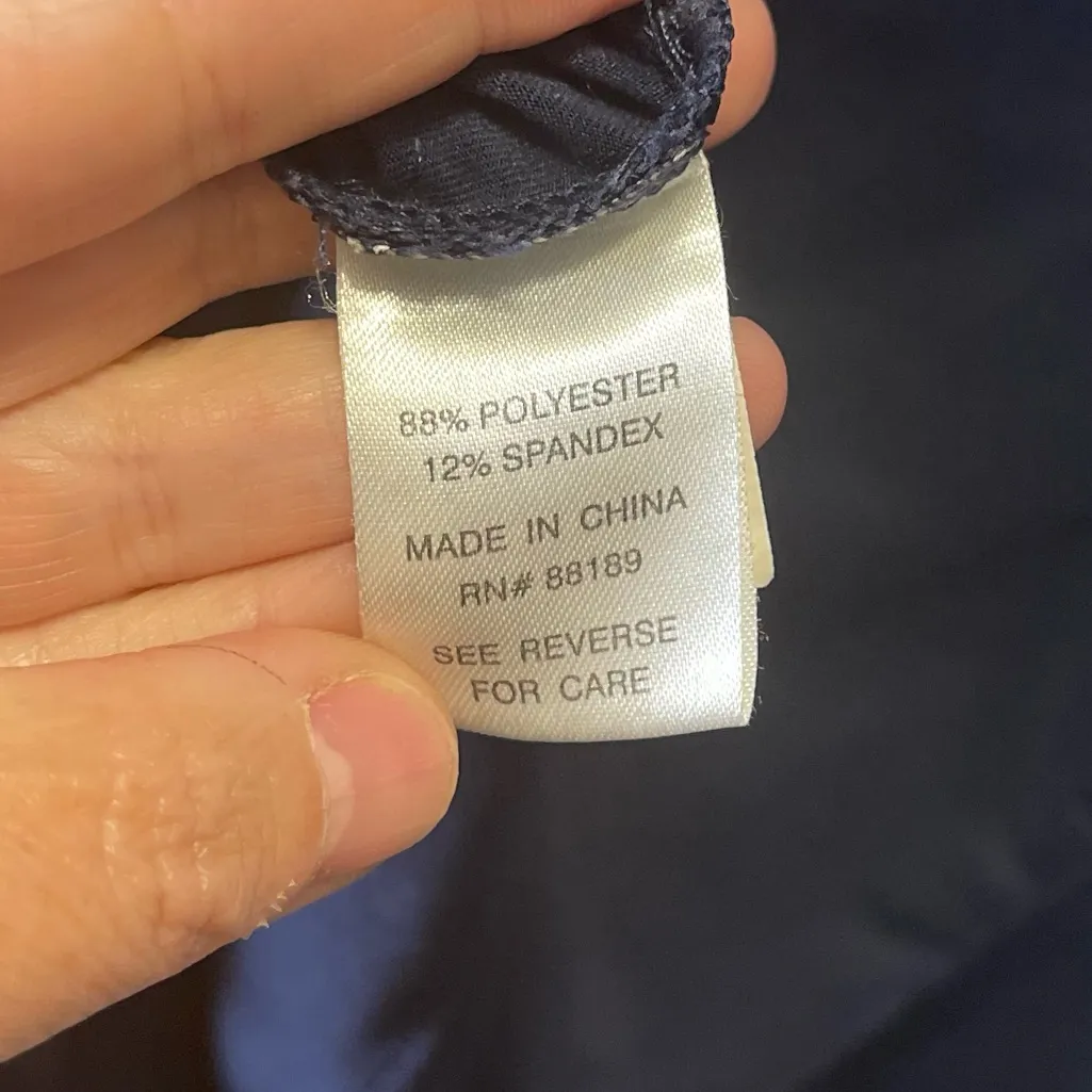 Lilly Pulitzer Luxetic Longe Sleeve Pullover 1/2 Zip‎ Blue Size Medium - Image 3