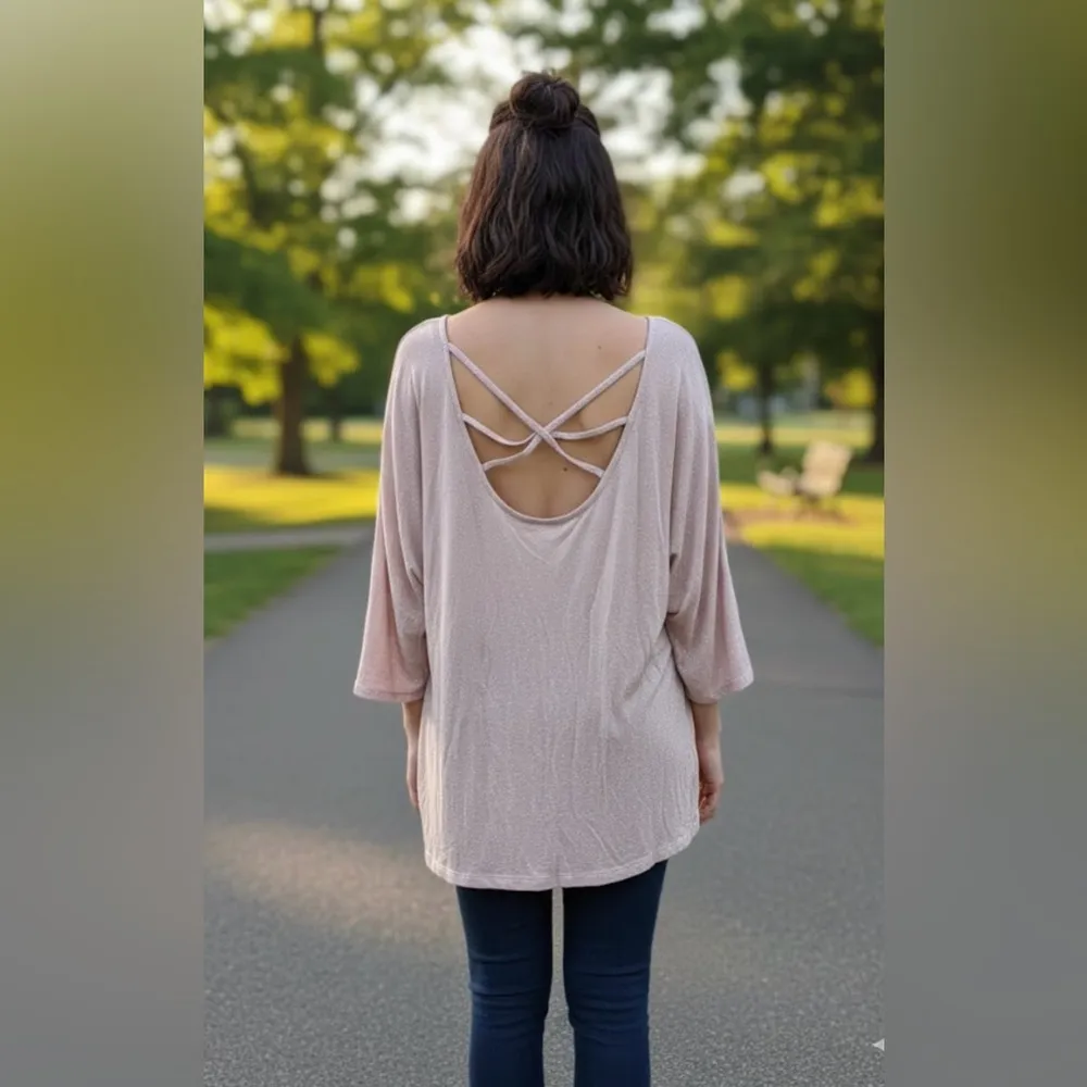 Jennifer Lopez Blush Long Sleeve Top A 0207 - Image 2