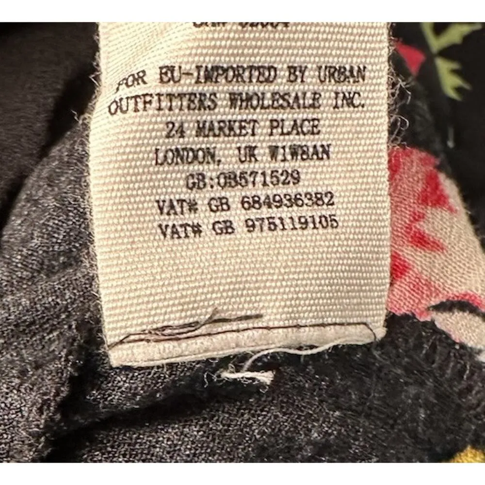 Free People Mix It Up Printed Patchwork Stripe Floral Mini Dress Hippie Boho 8 - Image 14