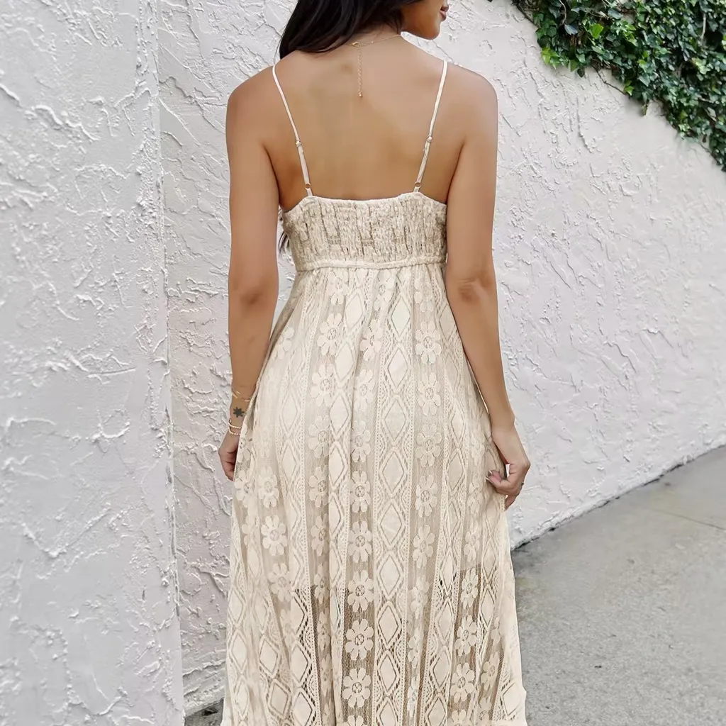 NWT Astrid Sleeveless V-neck Tassel Ruching Dress - Image 2