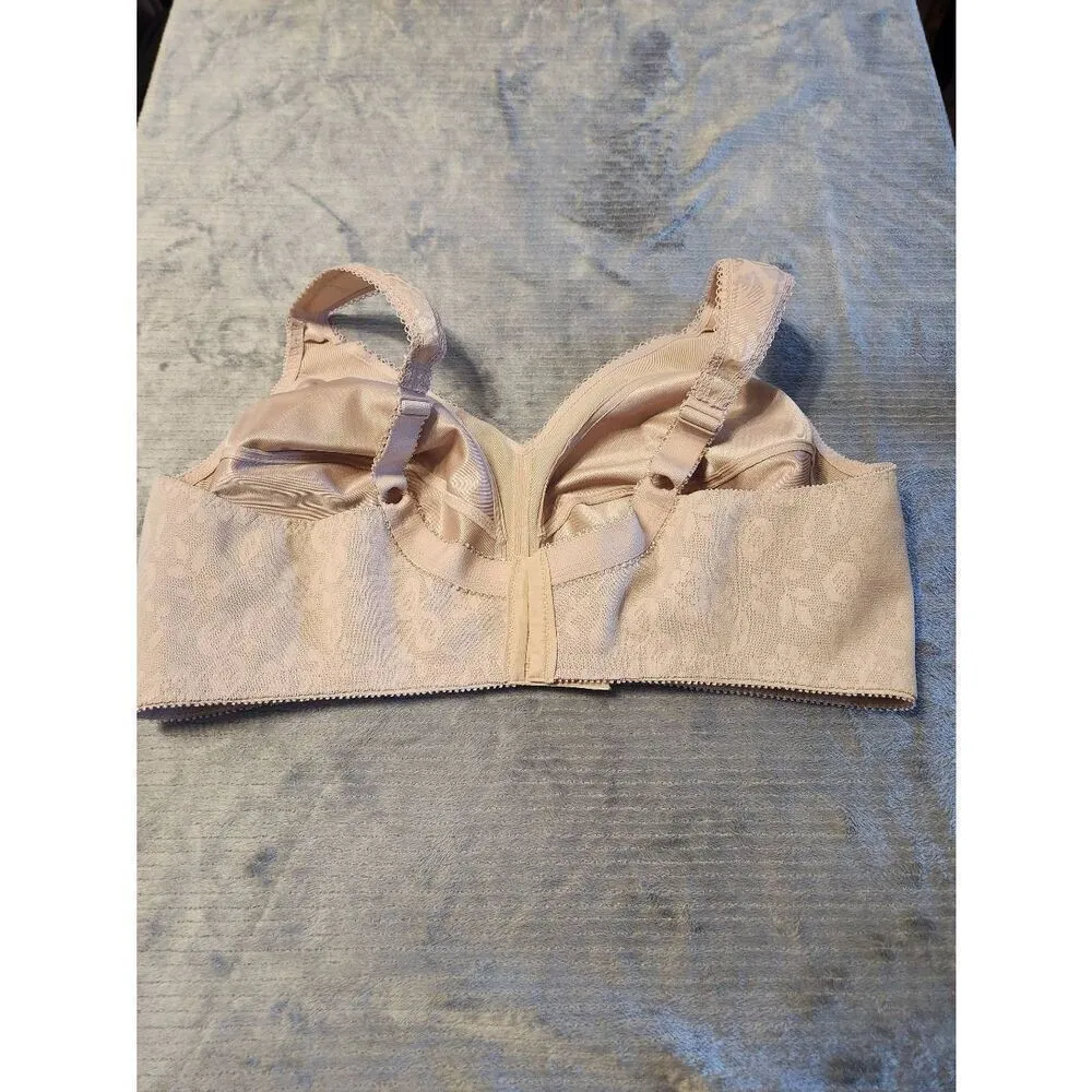 Playtex 18-Hour Original Comfort Strap Wirefree Bra Style 4593 44C Beige - Image 2
