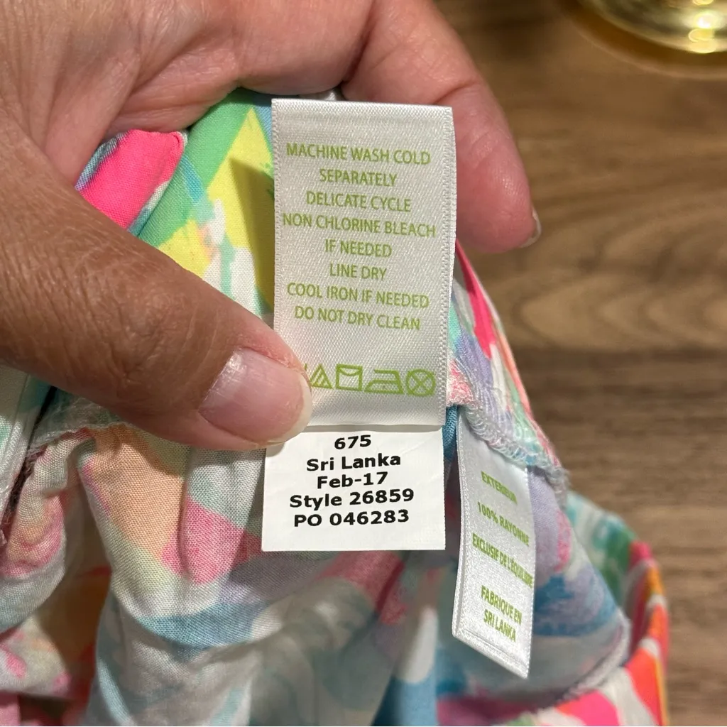 Lilly Pulitzer Size XS Sparkling Sands Bal Harbour Palazzo Pants Preppy Resort - Image 5