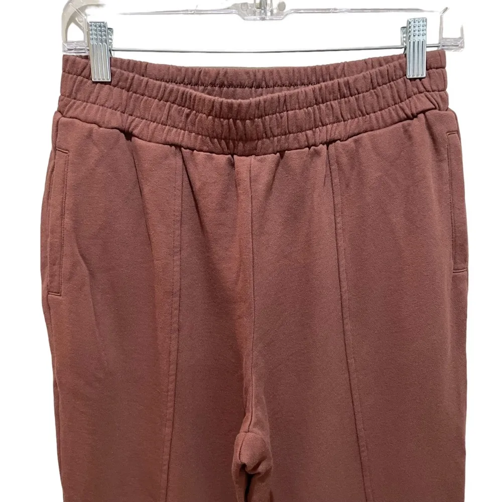 Abela Story + Co Balance Flare Sweatpants Mocha Brown Size Medium - Image 4