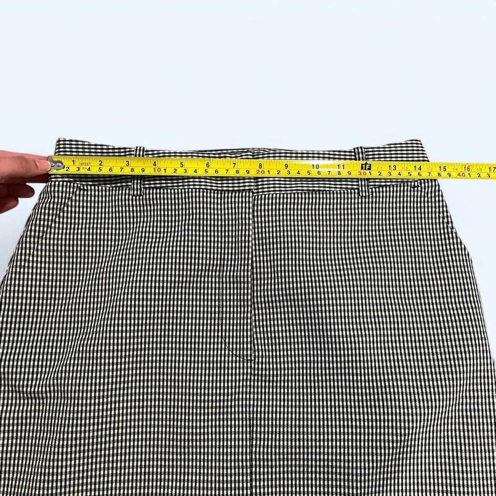 topshop gingham skirt size 6 - Image 7