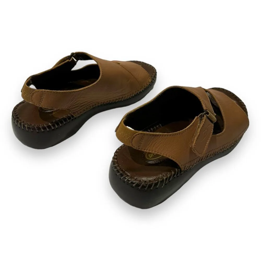 Dr. Scholls Nina Sandals Tan Side Strap Cut Out 7.5M Size 7.5 - Image 5