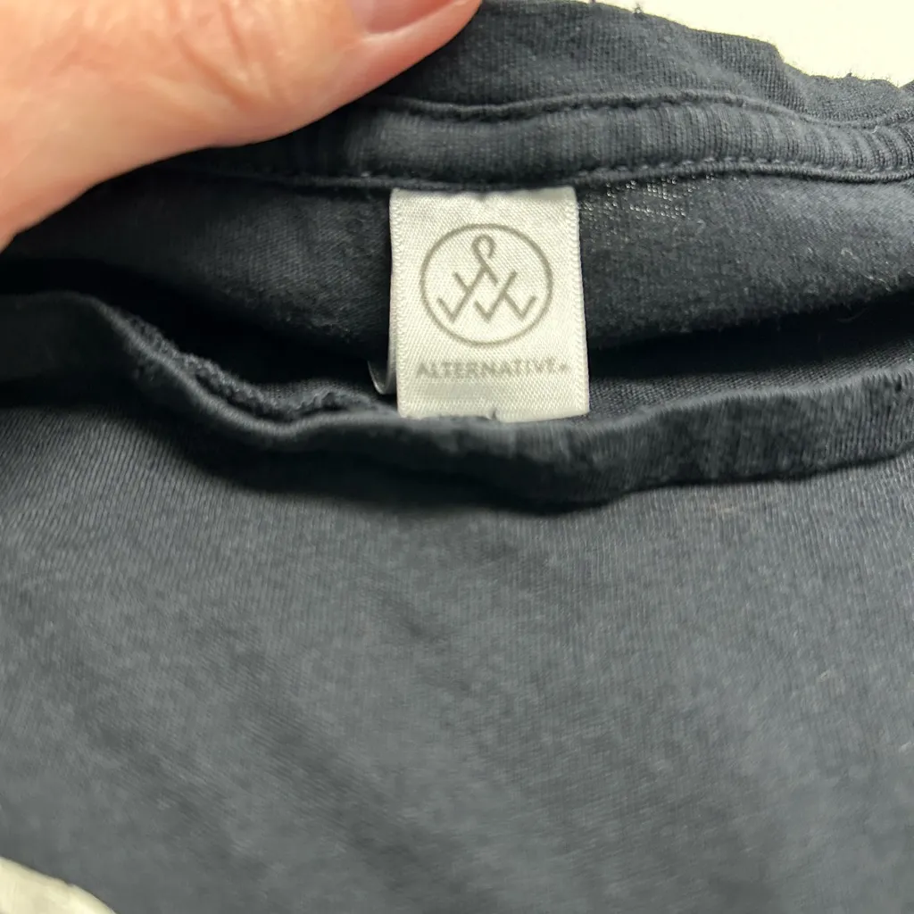 Alternative Black Thrashed Eagle Freedom Graphic Tee - Image 6