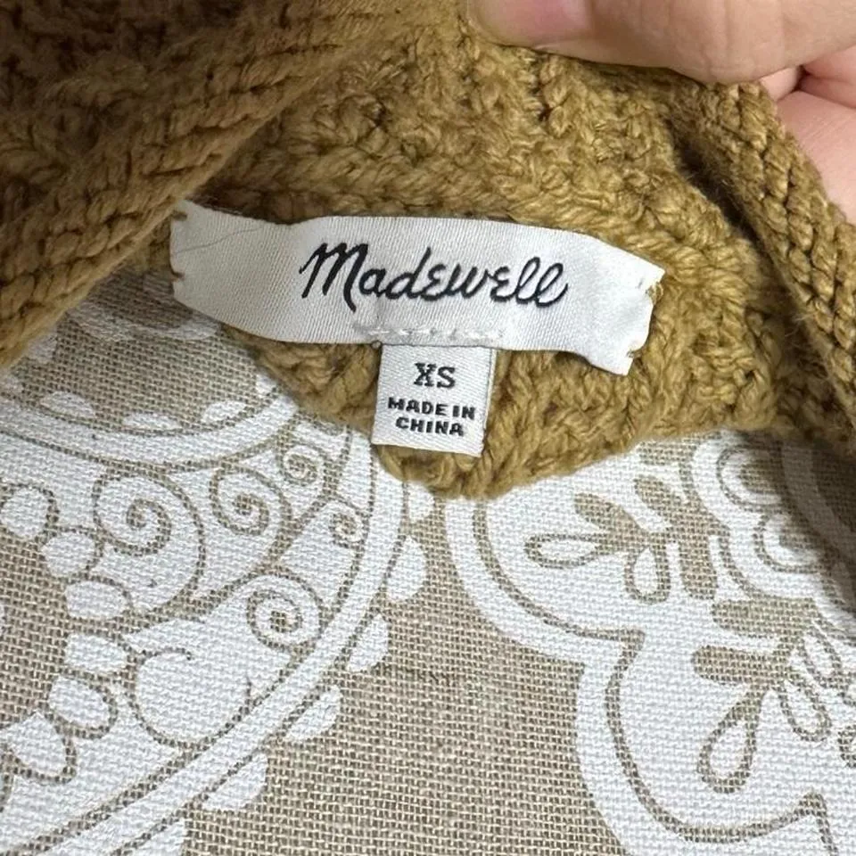 Madewell Olive Green Sweater Tank Top Closet Staple Size XS Fall Minimalist - Image 4