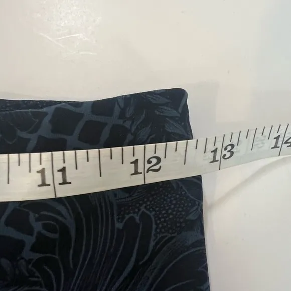 Lululemon Train Times Crop (17") Nouveau‎ Mach Blue Black | SIZE: 6 EUC W6AHYS - Image 7