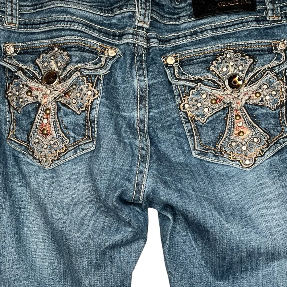 Grace in‎ LA Embellished Jeans - Image 4