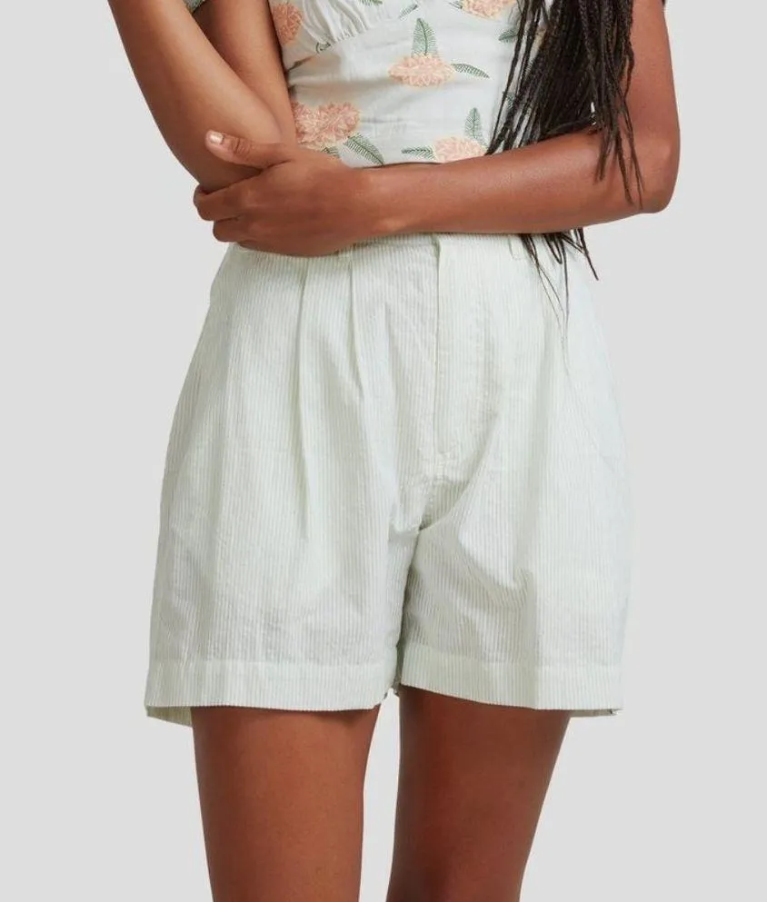 Yacht Club High Rise Shorts - Pistachio Light Green Seersucker - L/XL NWT! - Image 3