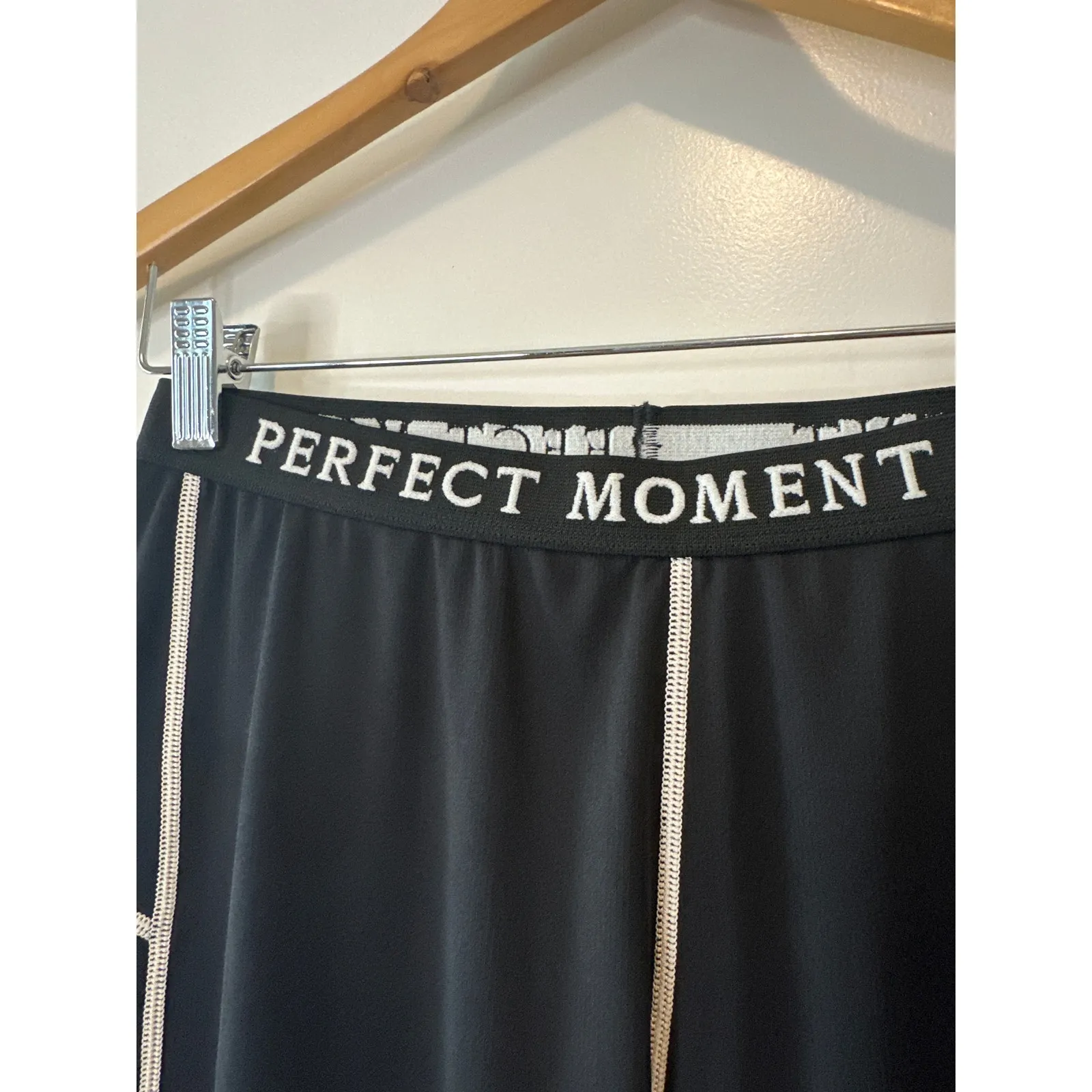 Perfect Moment Polartec Thermal Ski Leggings Black Size Large Winter Base Layer - Image 6