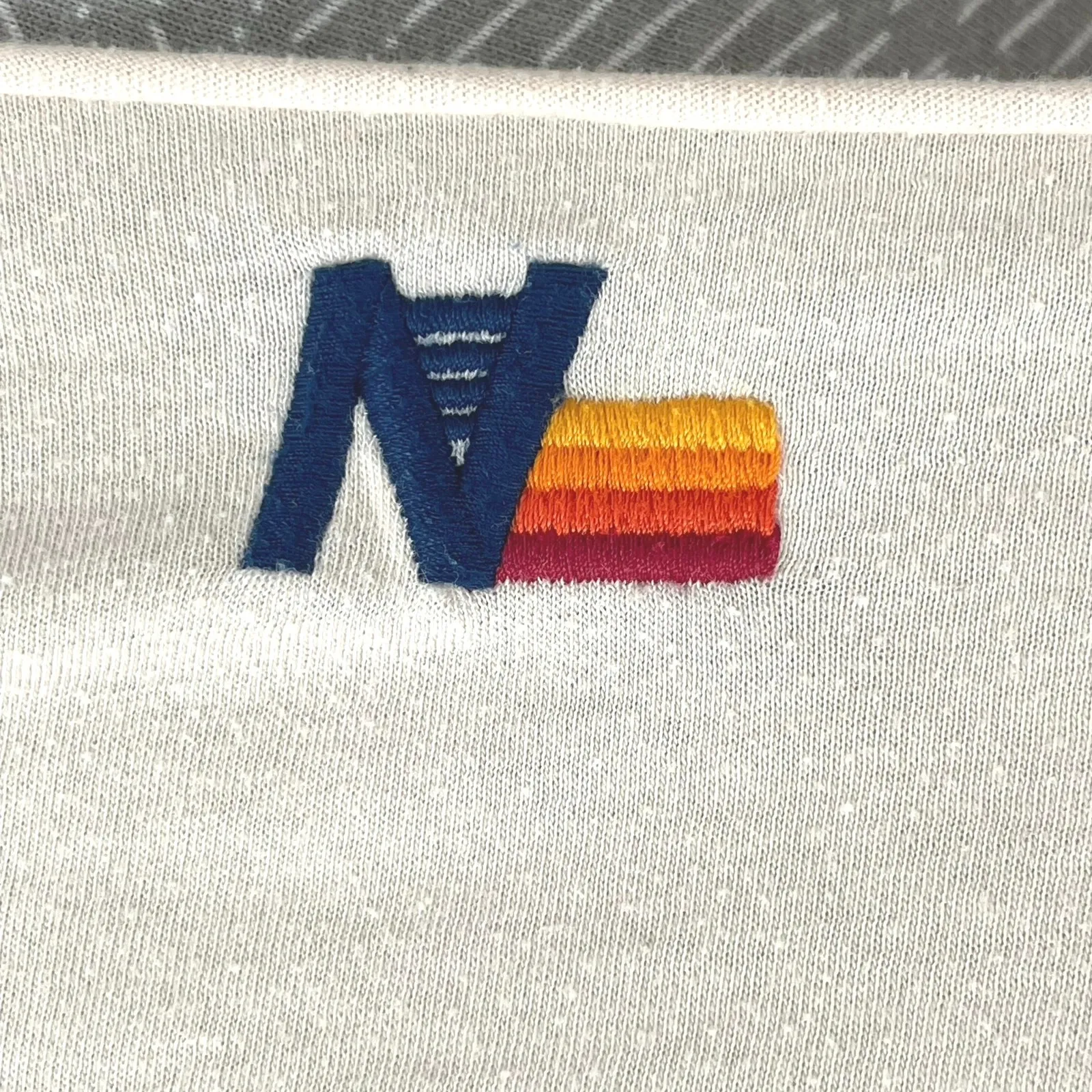 Aviator Nation Almond Bolt Fade Boyfriend Tee Ombre Pink Purple Crop Top Size XS - Image 4