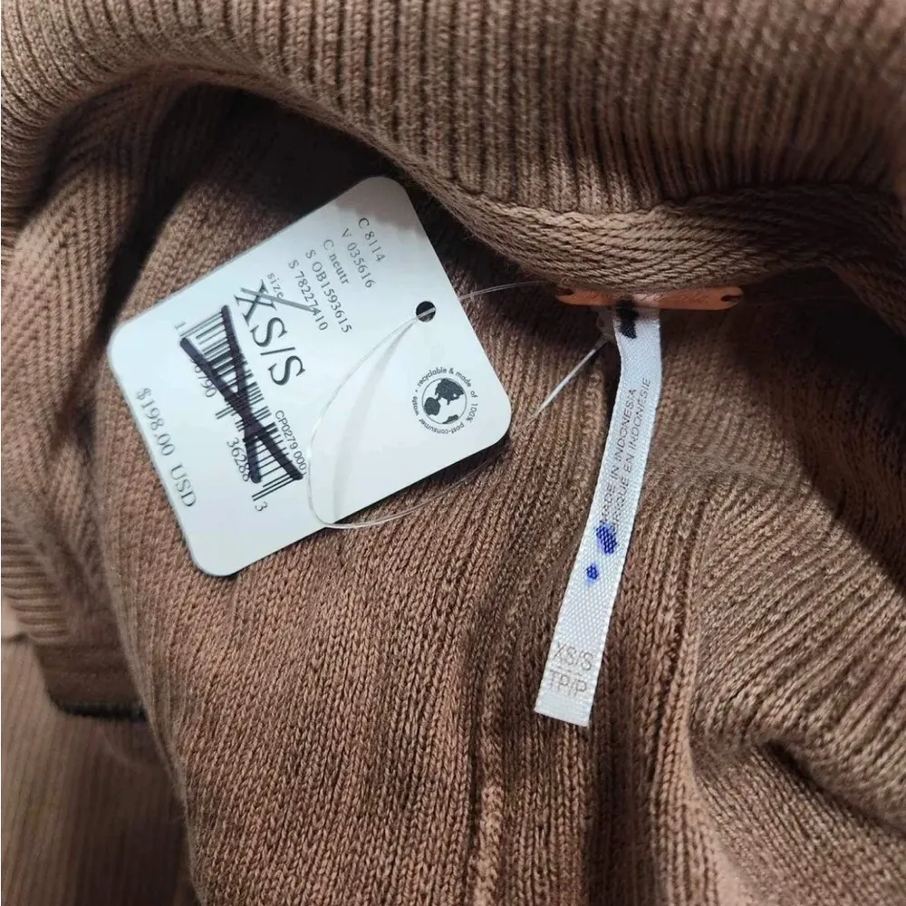 Free people Suzie Poncho Brown Size S/XS. B21 - Image 6