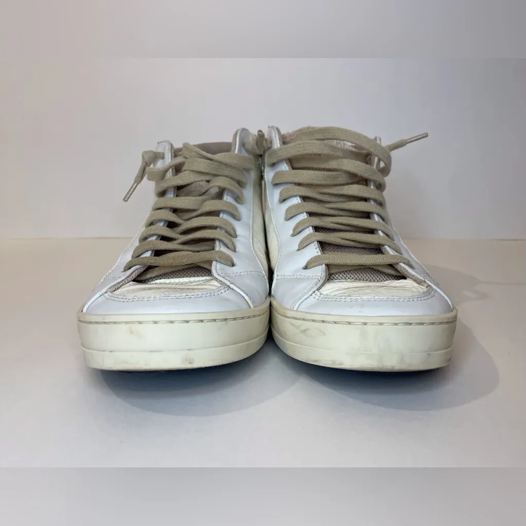 P448 Women's Skate White High-Top Sneakers Size 6.5-7 (37)‎ - Image 5