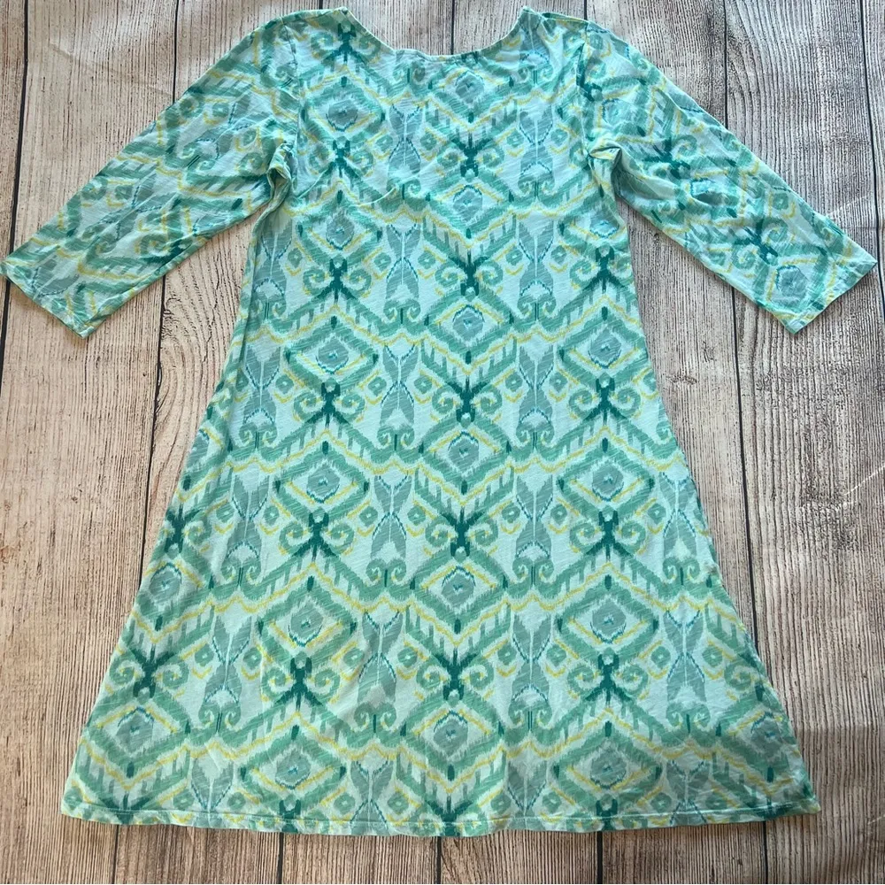 Fresh Produce A-Line Dress Geometric Womens Size Small Pockets Resortwear Summer - Image 7