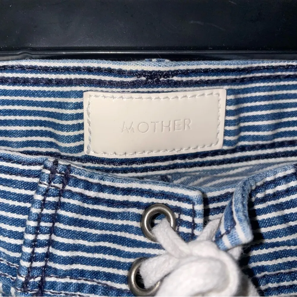 Mother Size 25 Tie Me Up Rascal in On the Road Coastal Fisherman Preppy Blue - Image 7