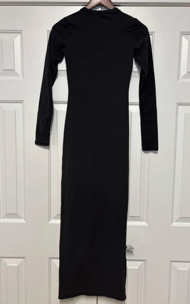 SKIMS Fits Everybody Crew Neck Long Sleeve Dress - Image 6