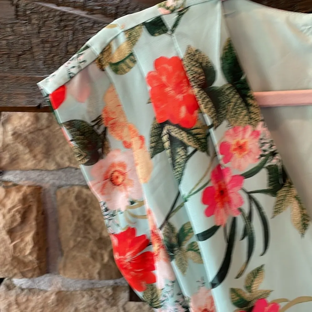 Eliza J Floral Faux Wrap Dress - Image 3